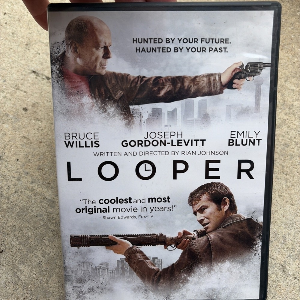 "LOOPER" (DVD)‎ Bruce Willis, Joseph Gordon-Levitt, Emily Blunt, Rian Johnson